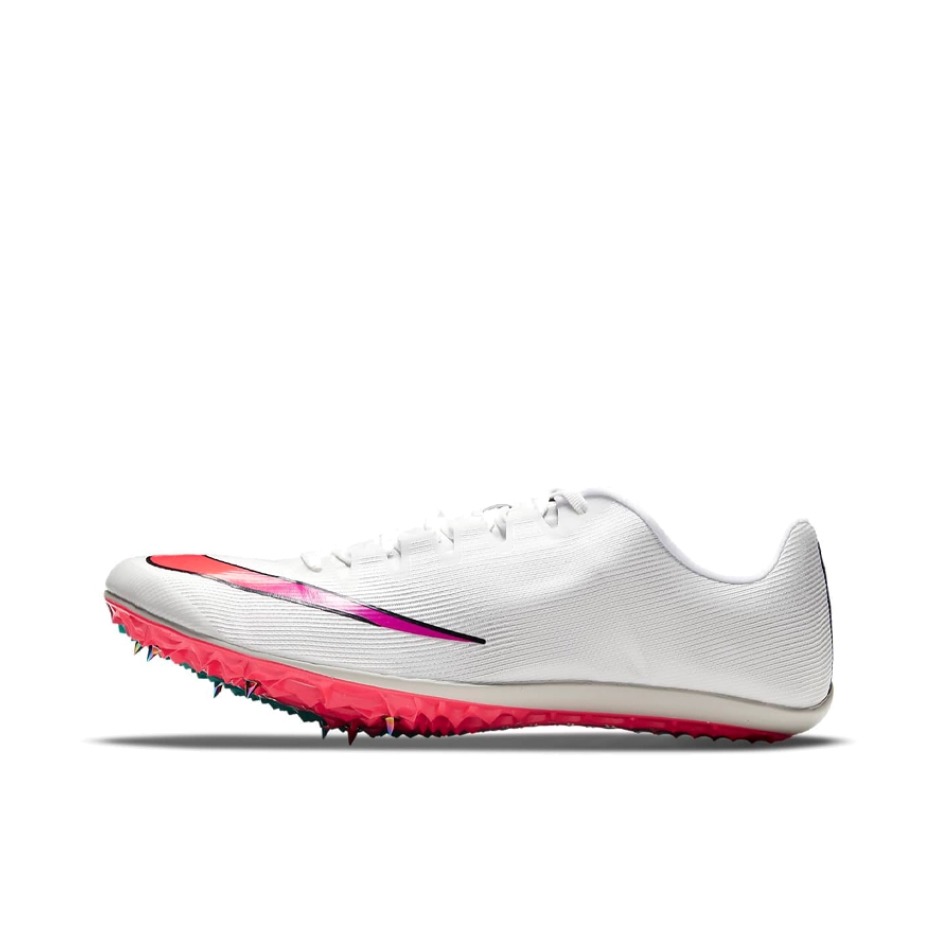 推荐商品：Nike Zoom 400 跑鞋 织物减震回弹防滑耐磨舒适透气百搭休闲田径竞速马拉松短跑合成革 白/红/紫