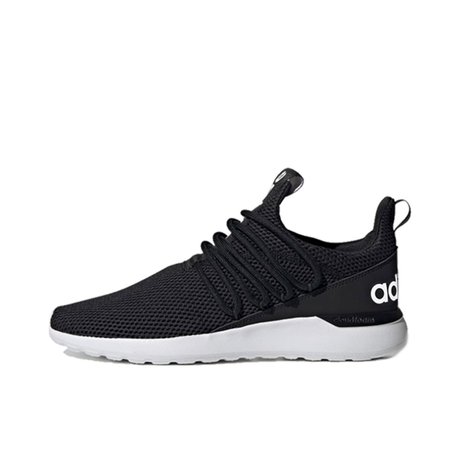 推荐商品：adidas Lite Racer Adapt 3 跑鞋 轻便舒适透气缓震防滑耐磨一脚蹬轻运动 黑白
