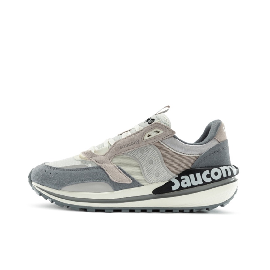 推荐商品：Saucony/索康尼 Jazz Layer 爵士 缓震透气 防滑耐磨 复古 跑鞋 灰色