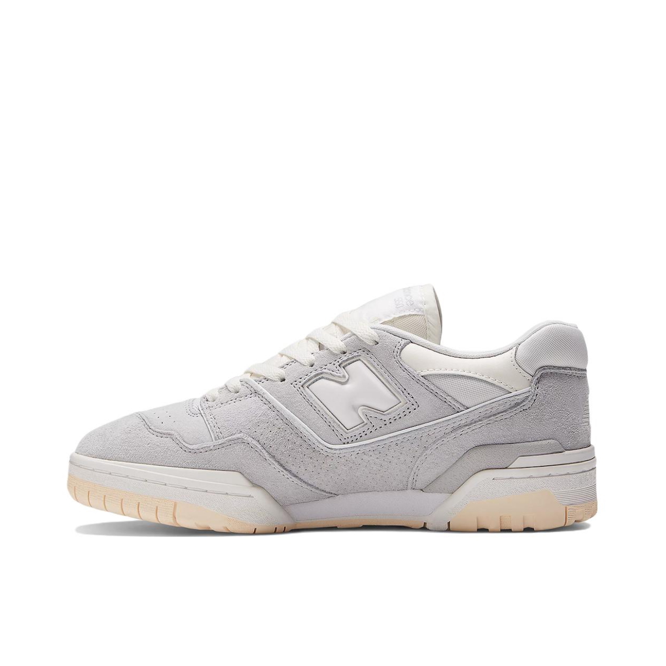 推荐商品：New Balance 550 复古 舒适 百搭 减震透气 防滑耐磨 潮流 运动休闲鞋 Grey Suede 绒面革/灰色