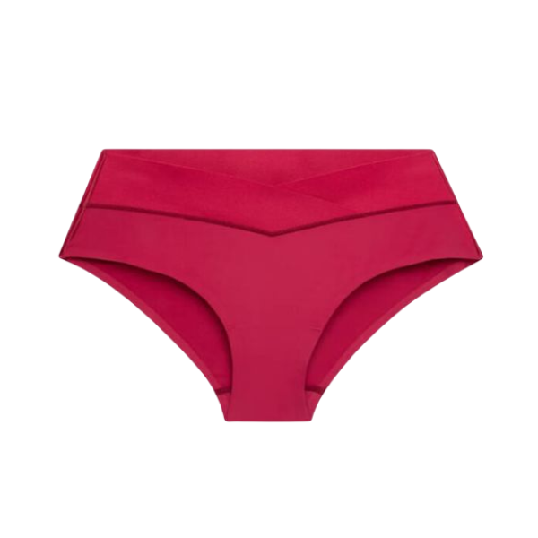 Calvin Klein/卡文克莱 美拉德七夕礼物棉质裆无痕系列半包臀防夹臀光滑性感贴身女士三角内裤 QF6357AD