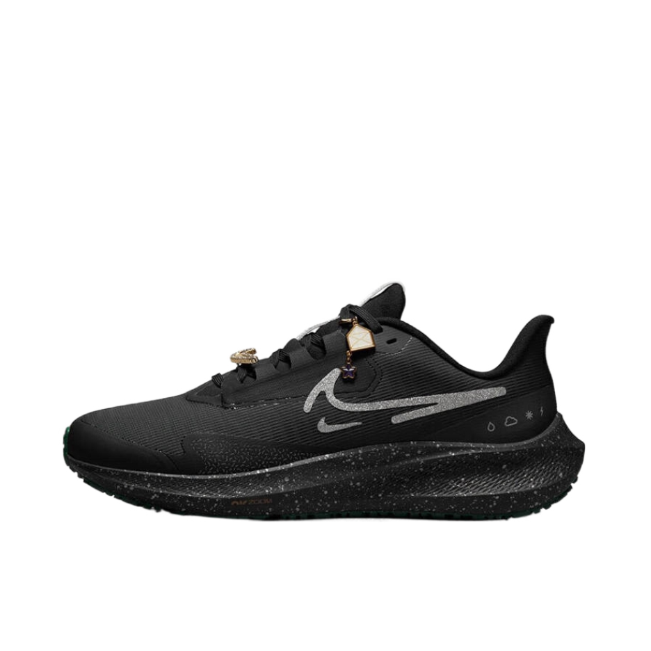 推荐商品：Nike Air Zoom Pegasus 39 Shield 跑鞋 缓震轻便防水强劲抓地圆头 黑色/灰色