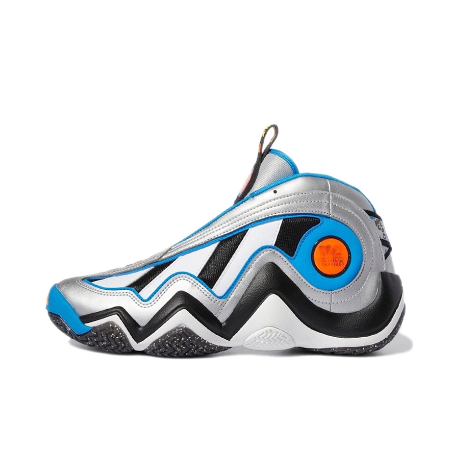 推荐商品：adidas Crazy 97 篮球鞋 防滑耐磨复古透气减震包裹性实战轻便中帮 1997 All-Star 银灰/黑色/蓝色