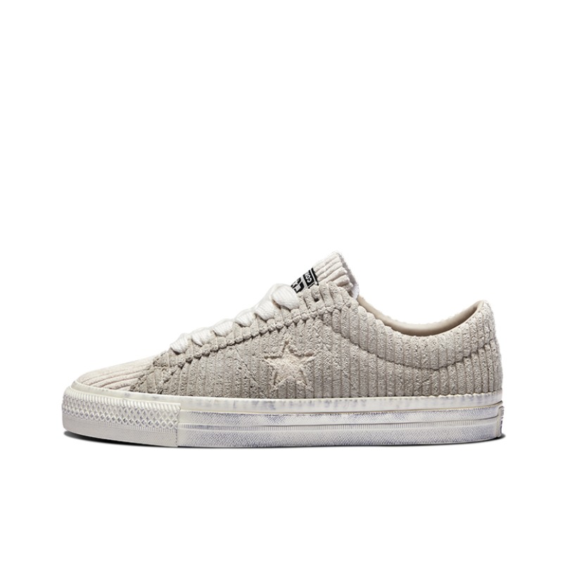 推荐商品：Converse/匡威 One Star Pro 翻毛皮 潮流复古 舒适 耐磨 防滑 板鞋 灰色