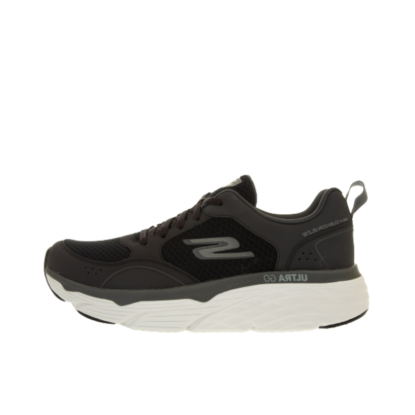 推荐商品：Skechers/斯凯奇 Max Cushioning Elite 防滑耐磨 缓震回弹 舒适轻便 网面透气 厚底 跑鞋 灰绿