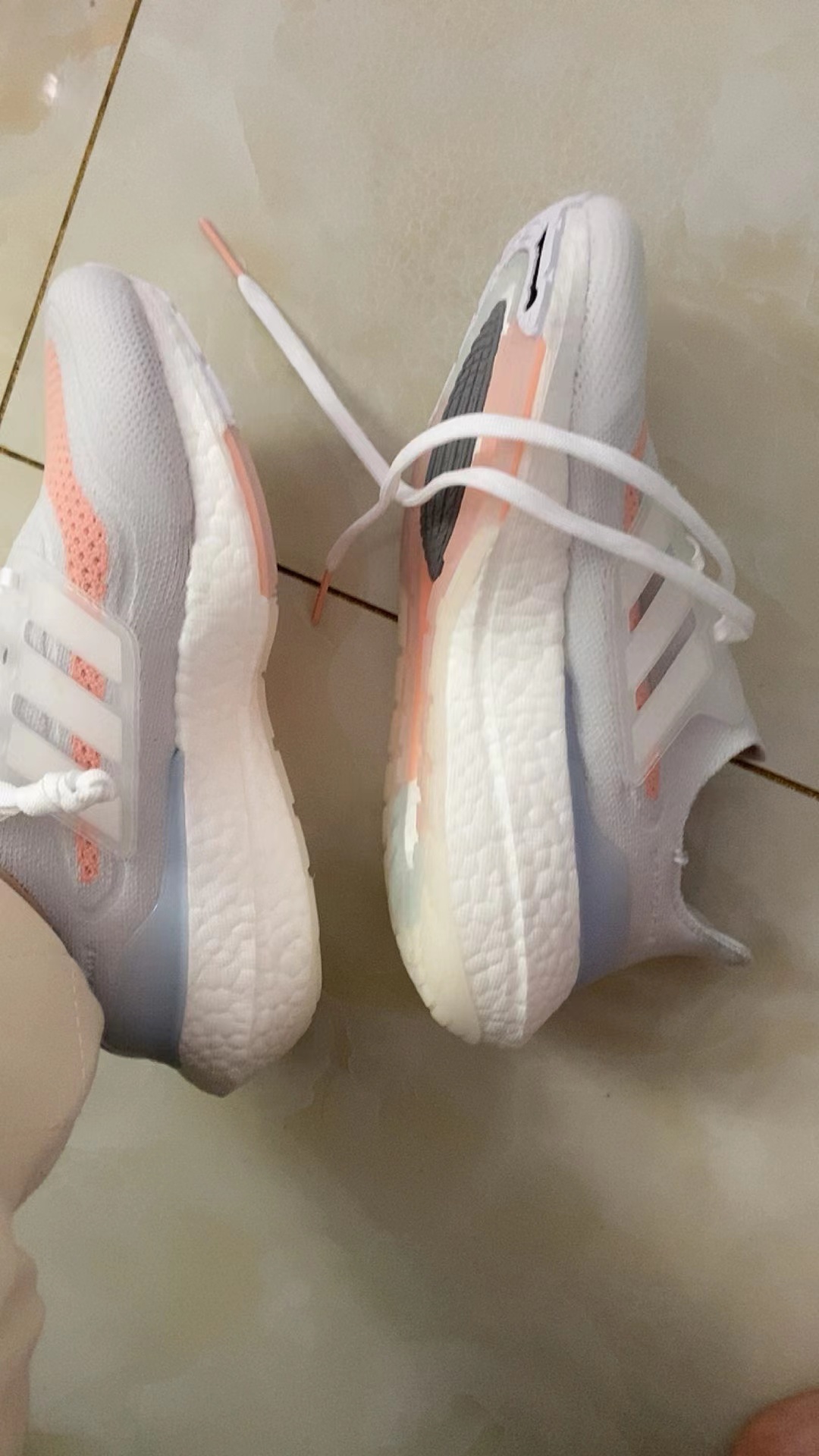 Adidas Ultra Boost 21裸粉色太好看了