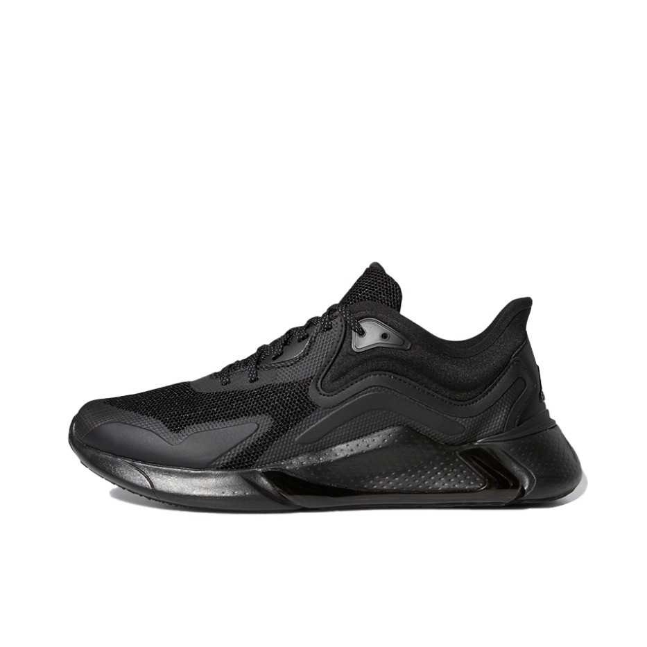 推荐商品：adidas Edge Xt 跑鞋 缓震回弹网面舒适透气耐磨防滑运动休闲 全黑