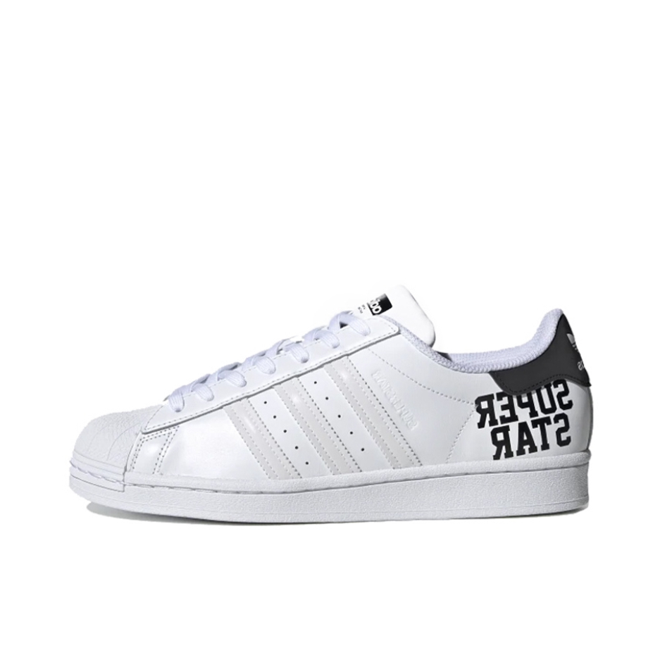 推荐商品：【宋雨琦同款】 adidas Originals Superstar 板鞋 轻便贝壳头薄底舒适百搭耐磨复古 白色/黑尾/黑Logo