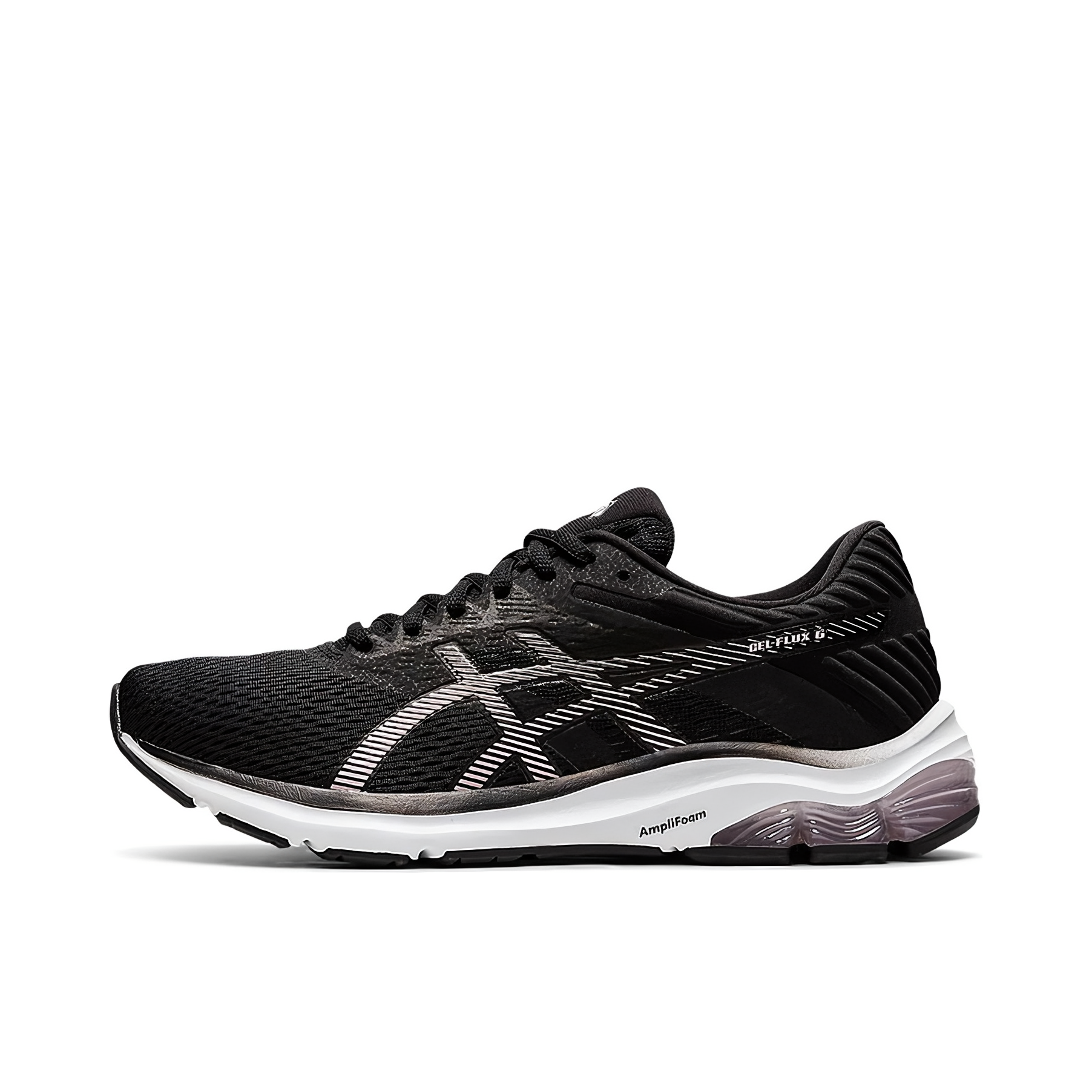 推荐商品：Asics/亚瑟士 Gel-Flux 6 跑鞋 防滑耐磨透气舒适马拉松 女款/黑色/紫色