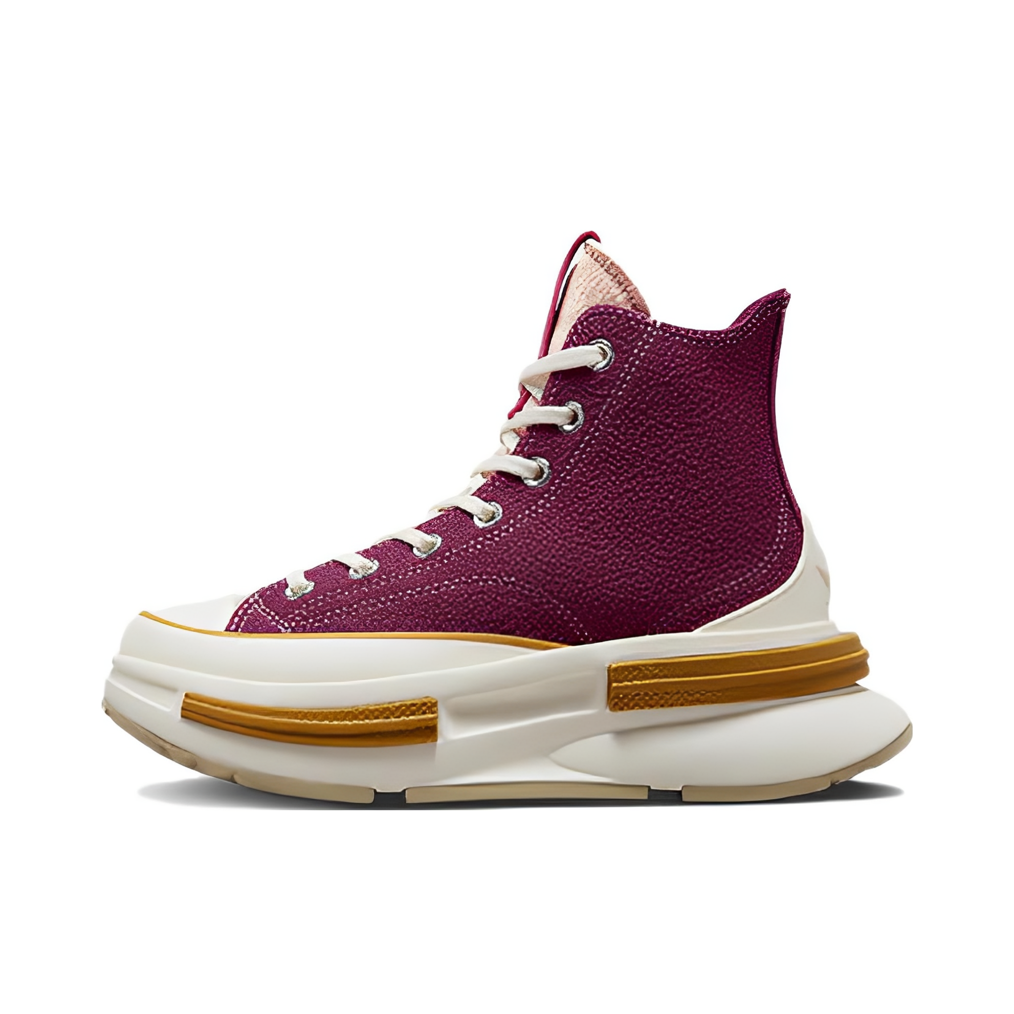 推荐商品：Converse/匡威 Run Star Legacy CX 防滑耐磨 包裹性 增高 运动休闲鞋 酒红色/白色