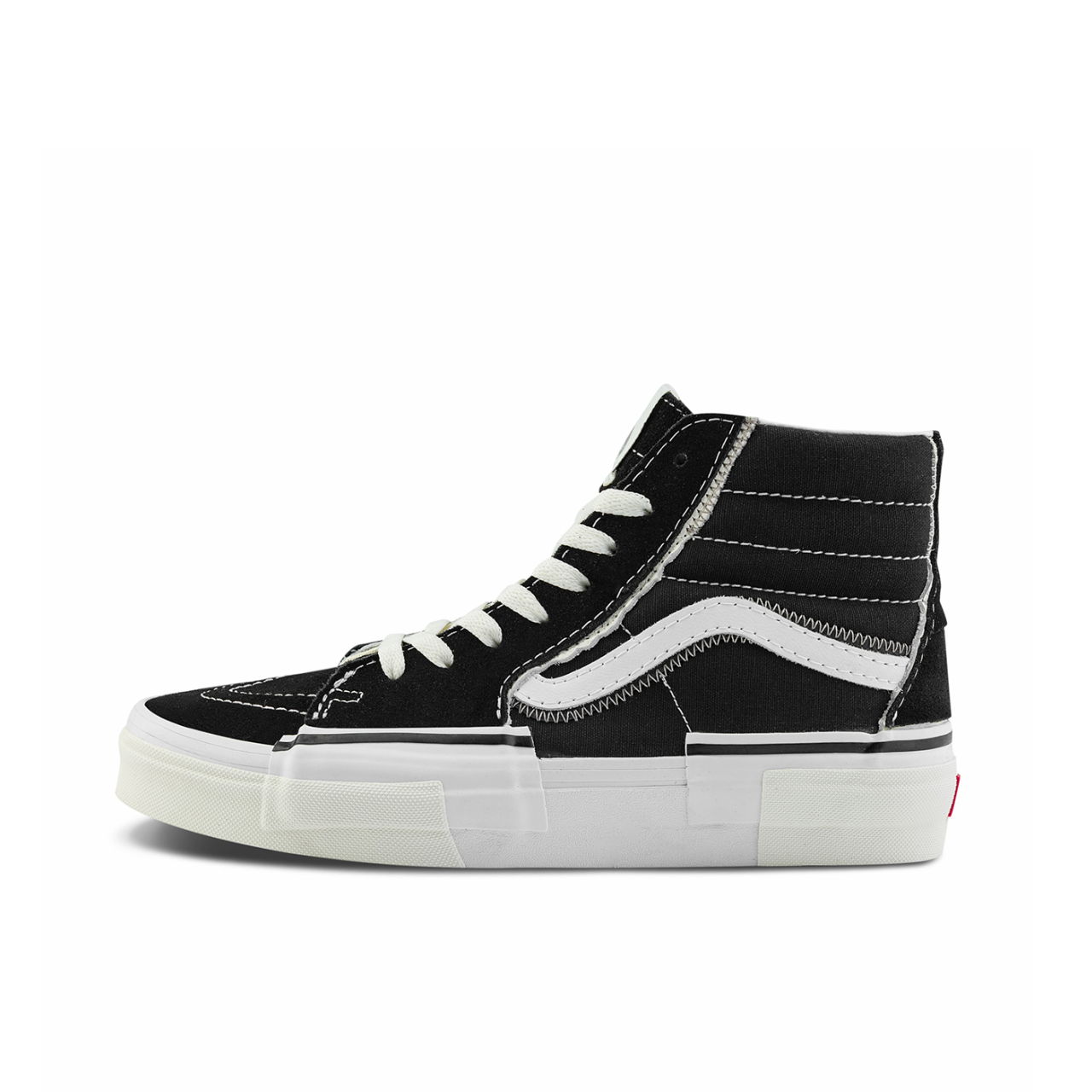 推荐商品：Vans/范斯 SK8-Hi 板鞋 潮流经典拼接复古街头厚底 熊猫/黑色/白色拼接