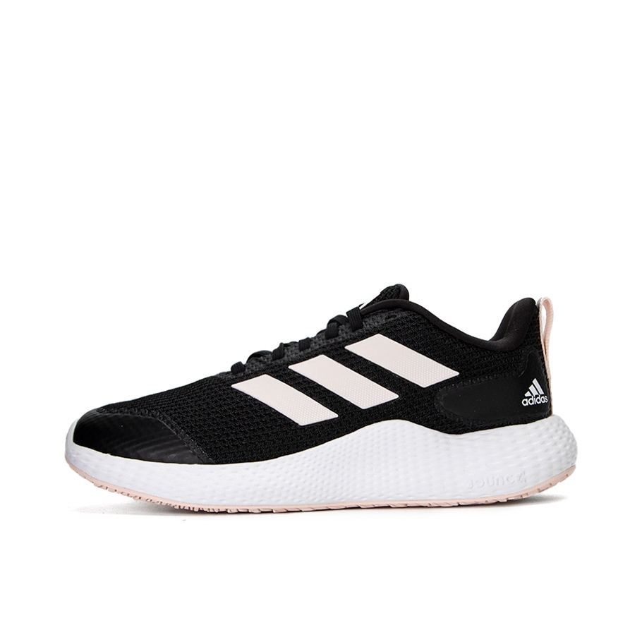 推荐商品：adidas Edge Gameday 跑鞋 缓震回弹网面透气防滑耐磨舒适潮流轻质轻运动 黑色/米色