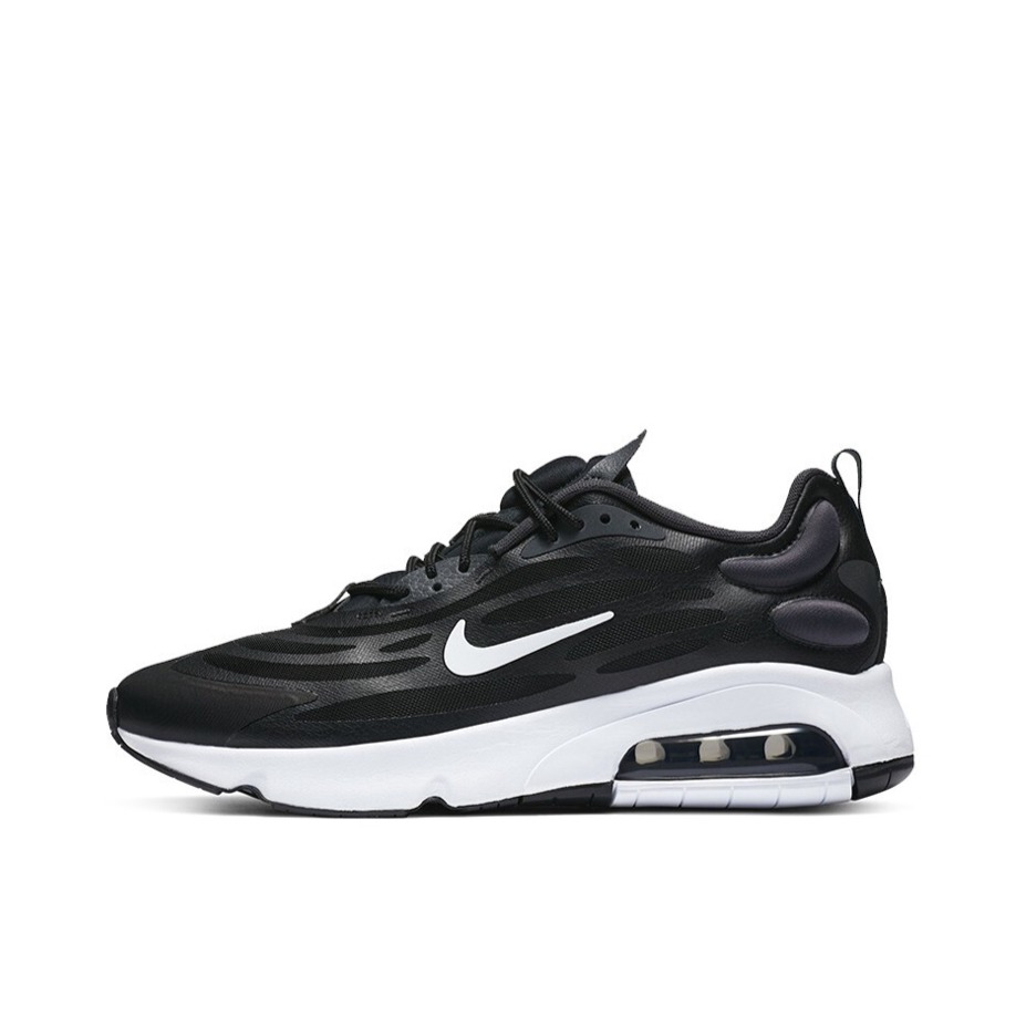 推荐商品：Nike Air Max Exosense 防滑耐磨 舒适透气 减震 时尚复古 跑鞋 Black White 黑白