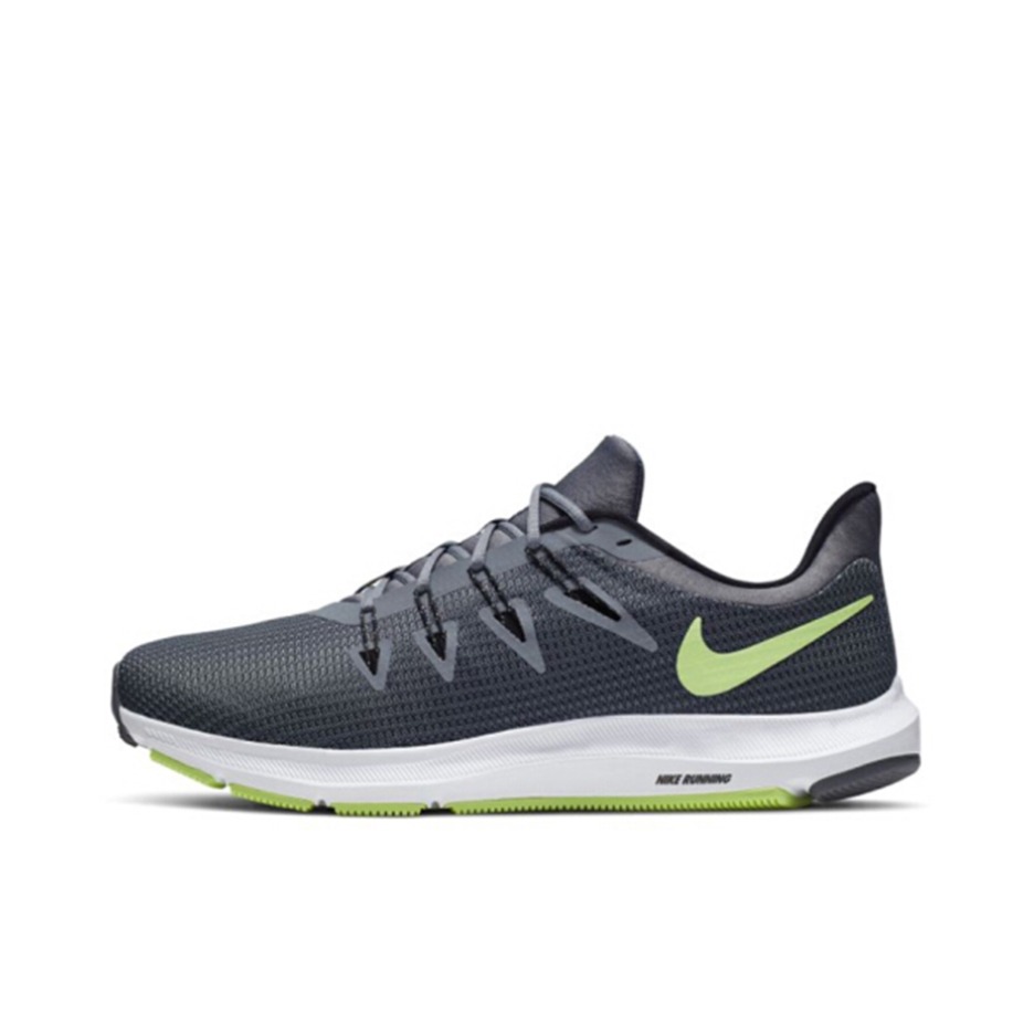 推荐商品：Nike Quest 跑鞋 舒适轻便防滑耐磨减震透气低帮百搭 灰黑绿