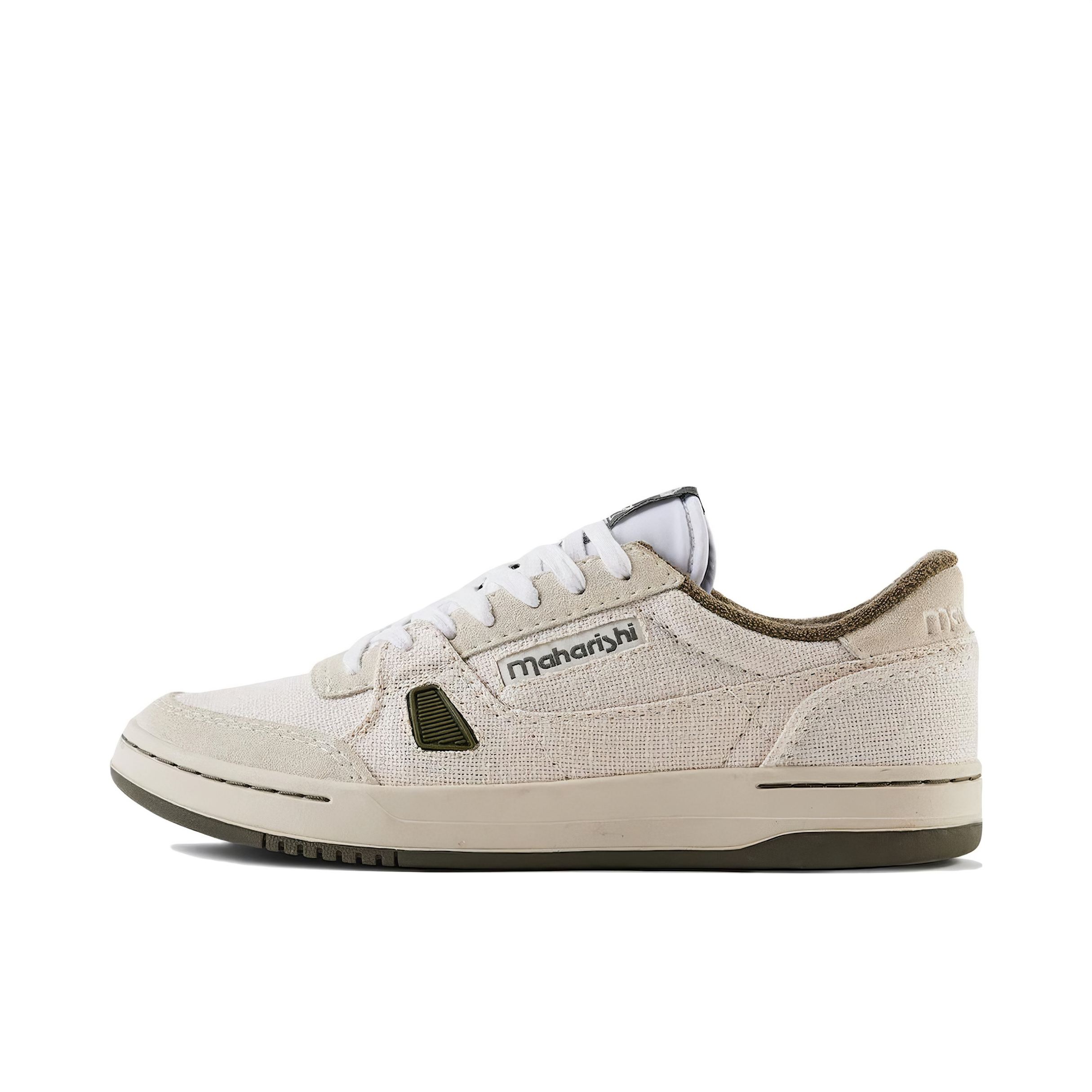 推荐商品：Reebok/锐步 LT Court 运动休闲鞋 经典复古舒适透气耐磨防滑百搭圆头 Maharishi联名/米白
