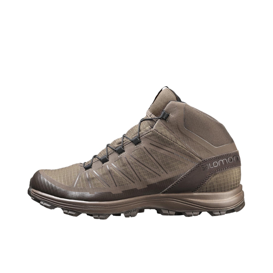 推荐商品：Salomon/萨洛蒙 Speed Assault 舒适耐磨 登山 徒步鞋 户外鞋 棕色