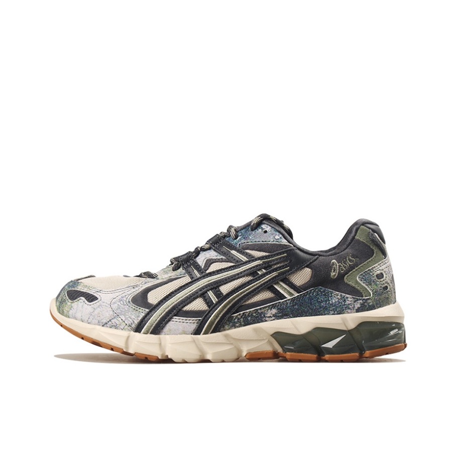 推荐商品：Asics/亚瑟士 Gel-Kayano 5 KZN 跑鞋 防滑耐磨舒适透气简约时尚 蓝色扎染