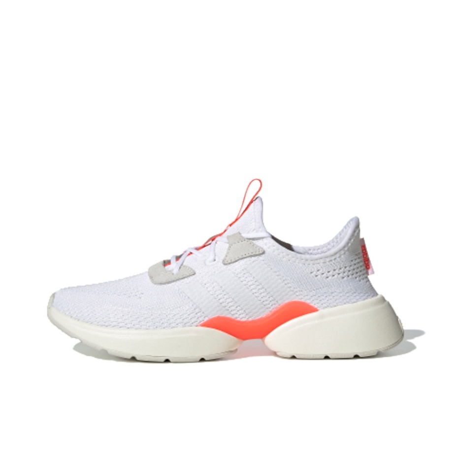 推荐商品：adidas Mavia X 轻便防滑 休闲缓震 跑鞋 White/Orange 白橘