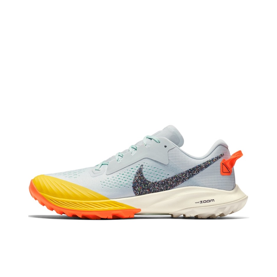 推荐商品：Nike Air Zoom Terra Kiger 6 跑鞋 防滑耐磨网布透气舒适低帮织物支撑时尚潮流越野马拉松 Aura/Mint Foam/Speed Yellow 浅蓝黄