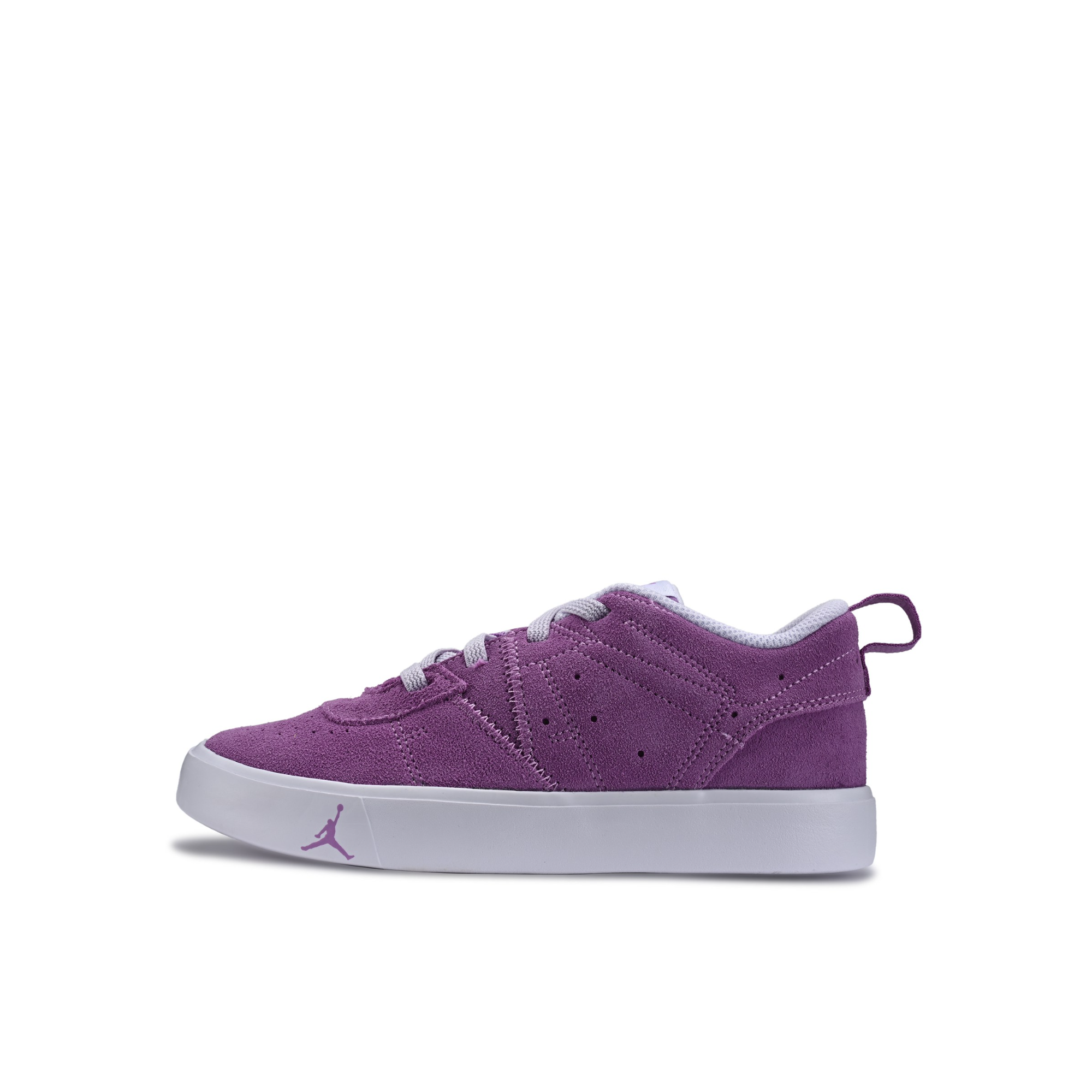 推荐商品：Jordan Series 免系带 舒适减震 防滑耐磨 防踢 时尚 童鞋 小童/灯草紫红/微葡萄紫/白色