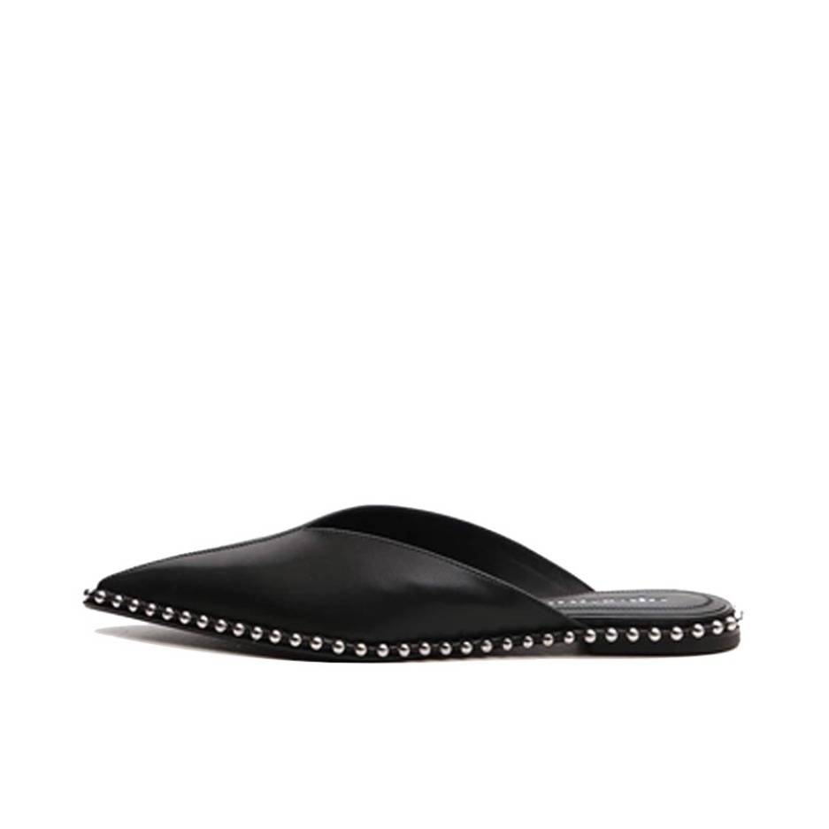 Alexander Wang mira铆钉平底拖鞋 30C220F061
