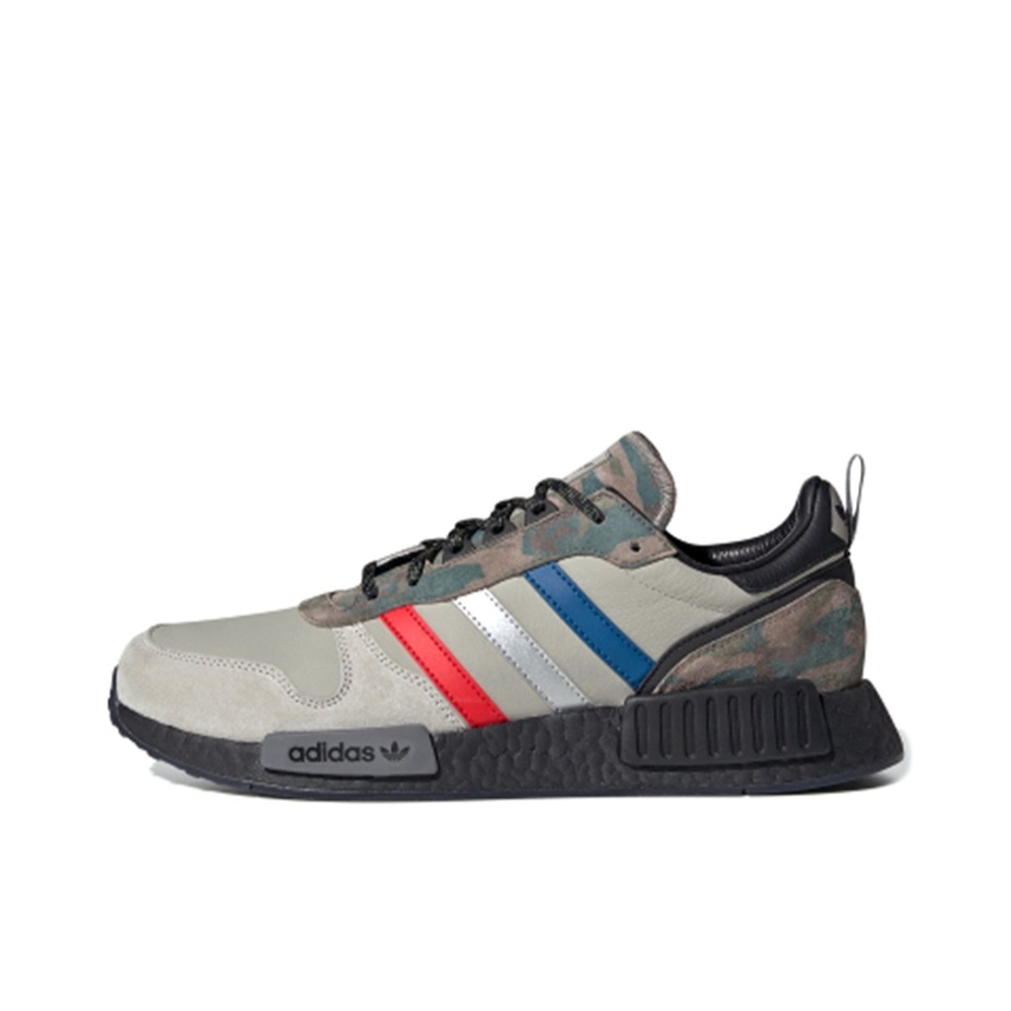 推荐商品：adidas Micropacer R1 防滑耐磨 休闲减震 运动 马拉松 跑鞋 Core Black/Metallic Silver/Sesame 棕色/卡其/红/蓝/银金属