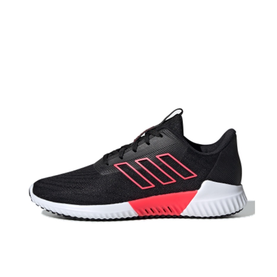 推荐商品：adidas Climacool 2.0 透气 缓震耐磨 防滑 织物 网布 运动 跑鞋 Black/Red/White 黑红
