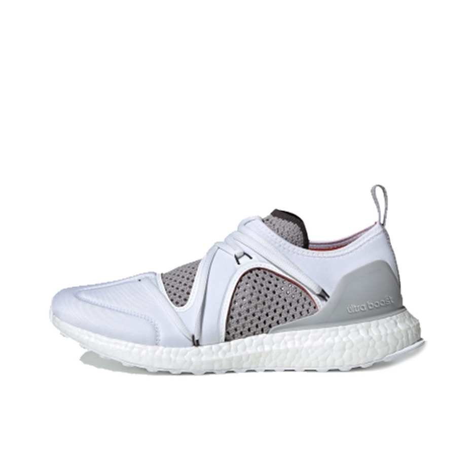 推荐商品：adidas Ultra Boost X 跑鞋 减震回弹轻便透气休闲耐磨防滑运动织物舒适支撑 Pearl Grey/Rust Red/White 白/灰/米白
