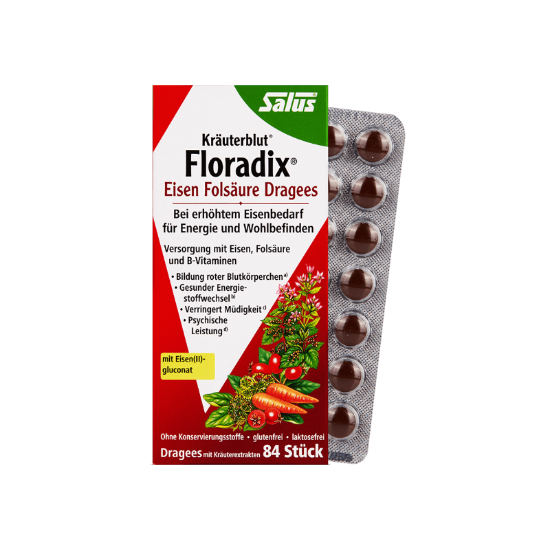 推荐商品：Floradix/铁元 德国孕产妇补铁红版铁元片调气养血