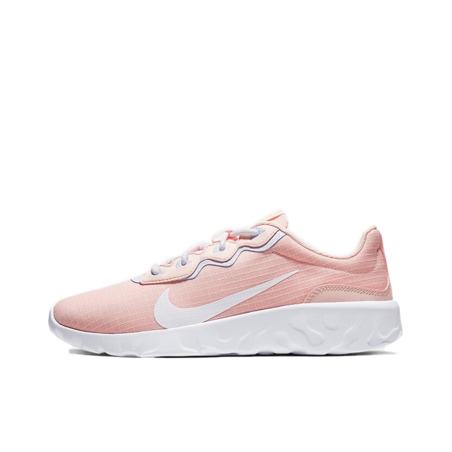 推荐商品：Nike Explore Strada 跑鞋 缓震回弹防滑耐磨轻便透气复古百搭织物 Pink 粉