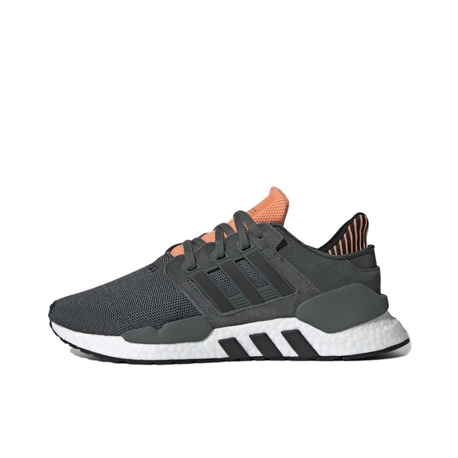 推荐商品：adidas Originals EQT Support 91/18 缓震 防滑 耐磨 复古舒适 织物 运动 跑鞋 Legend Ivy/Core Black/Easy Orange 墨绿橙