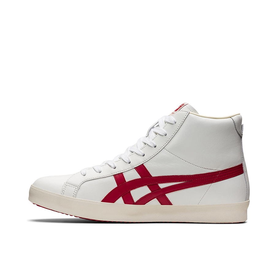 推荐商品：Onitsuka Tiger Fabre 舒适百搭 轻便透气 防滑耐磨 板鞋 米白色/红色