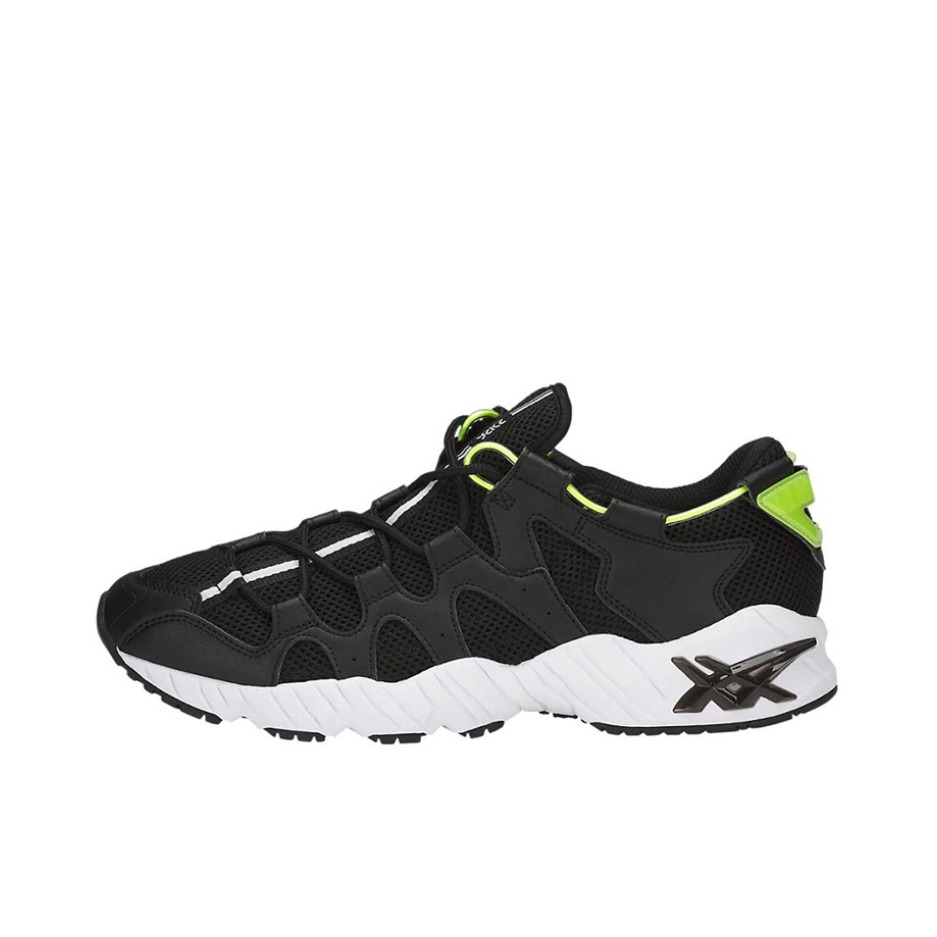 推荐商品：Asics/亚瑟士 Gel-Mai 跑鞋 时尚复古舒适透气防滑耐磨织物运动经典 Black 黑绿色