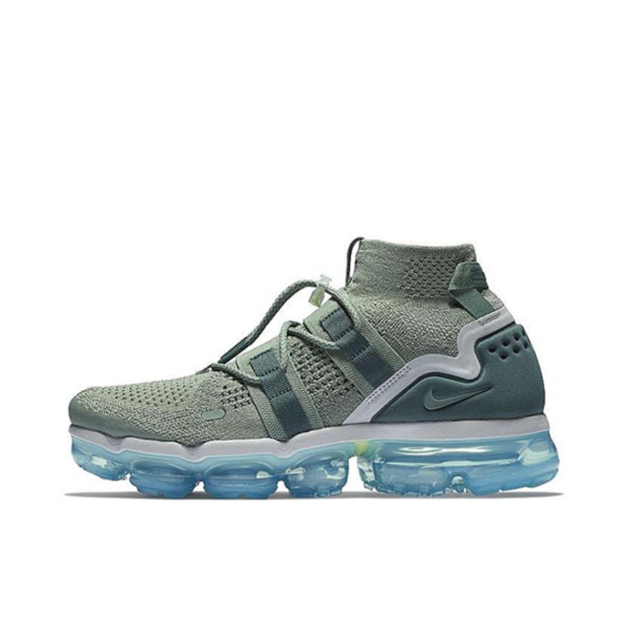 推荐商品：Nike Air Vapormax Utility 跑鞋 全掌气垫缓震轻便防滑耐磨舒适透气百搭潮流 Green 杉木绿