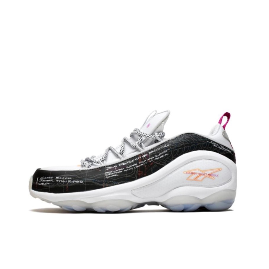 推荐商品：Reebok/锐步 DMX Run 10 跑鞋 减震轻便防滑耐磨舒适透气潮流复古运动休闲时尚 Black/White 联名/黑白