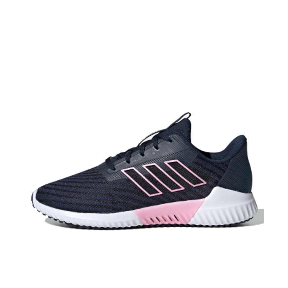 推荐商品：adidas Climacool 2.0 透气 缓震耐磨 防滑 织物 网布 运动 跑鞋 Navy/True Pink/Ftwr White 黑粉白