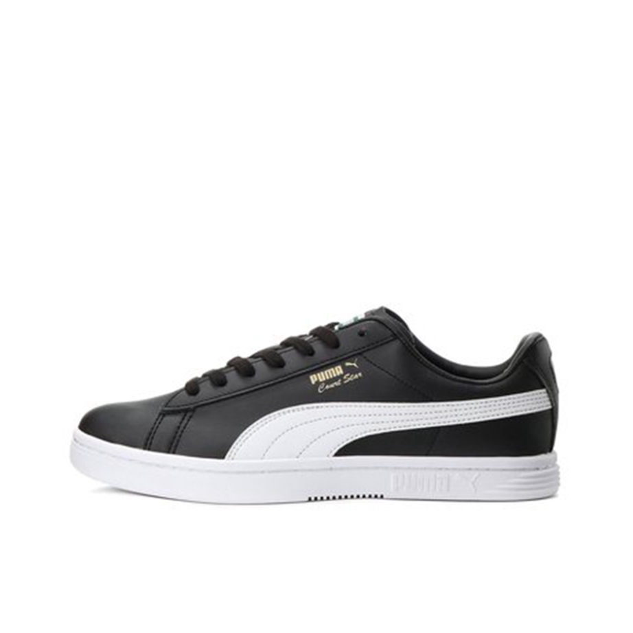 推荐商品：Puma/彪马 Court Star 板鞋 防滑耐磨时尚复古舒适轻便透气运动百搭 黑色/白色