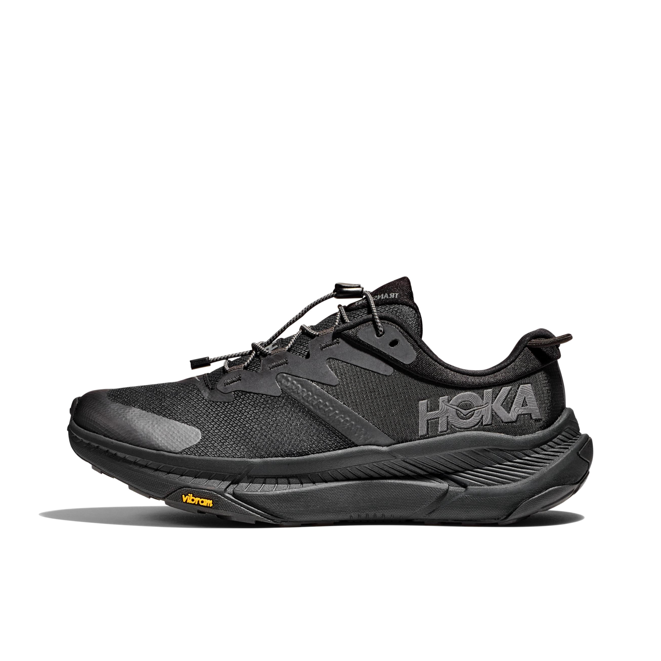 推荐商品：HOKA ONE ONE  Transport  耐磨防滑 减震透气 织物 合成革 圆头  防水 畅行 轻便舒适  徒步鞋  登山 户外休闲鞋 女款/黑色