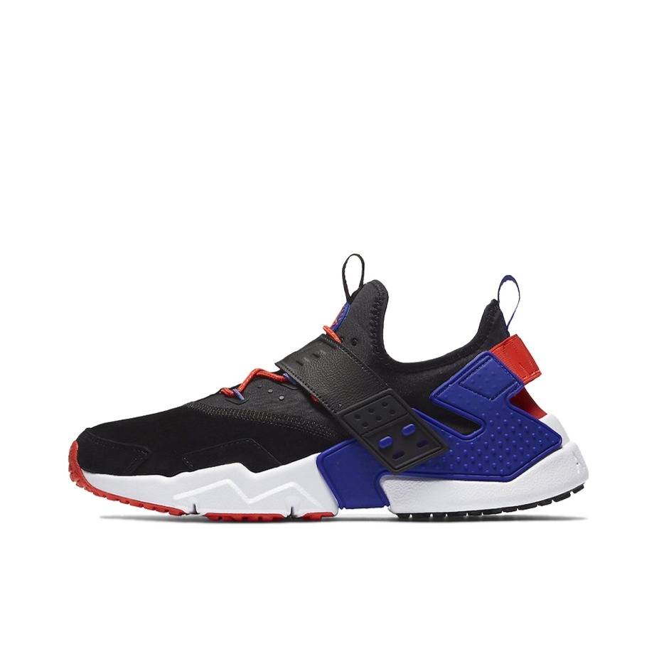 推荐商品：Nike Air Huarache Drift 华莱士 跑鞋 防滑耐磨舒适缓震轻便透气复古织物 Black Rush Violet 黑蓝