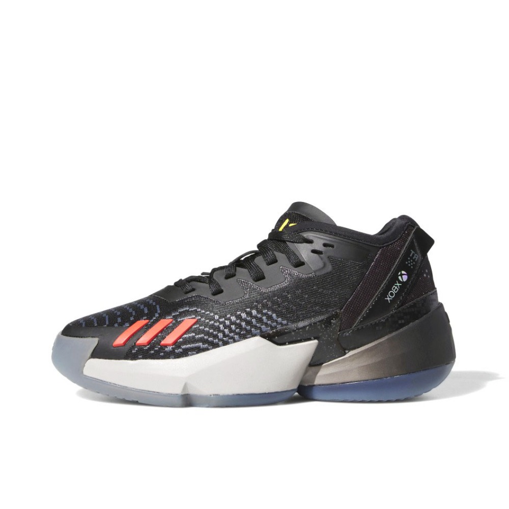 推荐商品：adidas D.O.N. Issue #4 米切尔4代 篮球鞋 减震回弹防滑耐磨实战包裹性支撑 大童/黑色/灰色