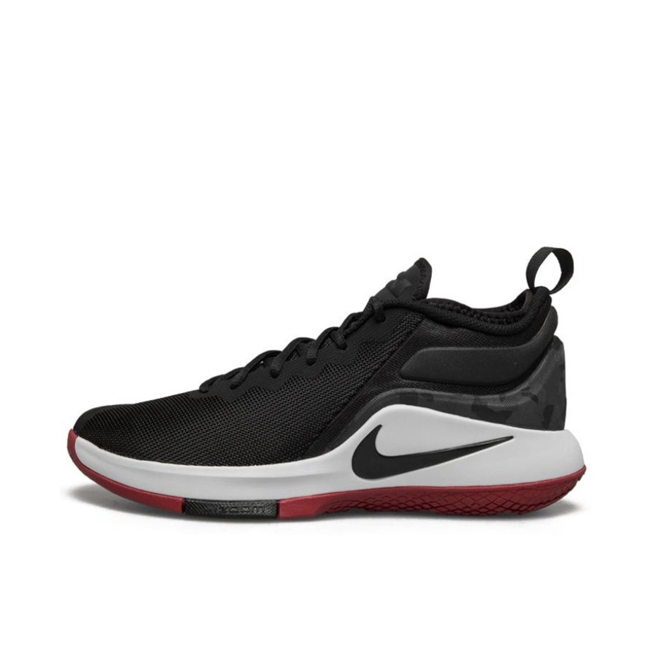 推荐商品：Nike Lebron Witness 2 詹姆斯 缓震轻便 防滑耐磨 舒适透气 圆头 织物 实战 篮球鞋 Bred 国内版/黑色/红色