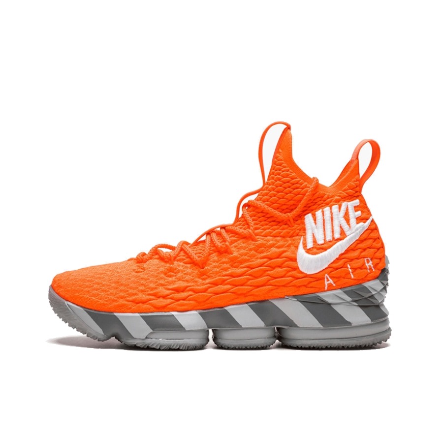 推荐商品：Nike Zoom LeBron 15 防滑耐磨 舒适透气 圆头 织物 实战 运动 篮球鞋 Orange Box 橙色盒子