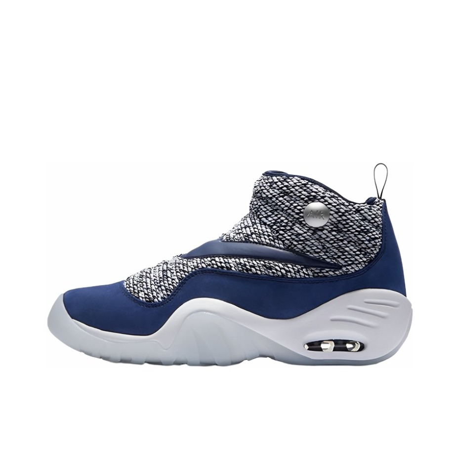 推荐商品：Nike Air Shake Ndestrukt 罗德曼 轻便复古 防滑耐磨 运动 篮球鞋 Pigalle Blue 蓝灰