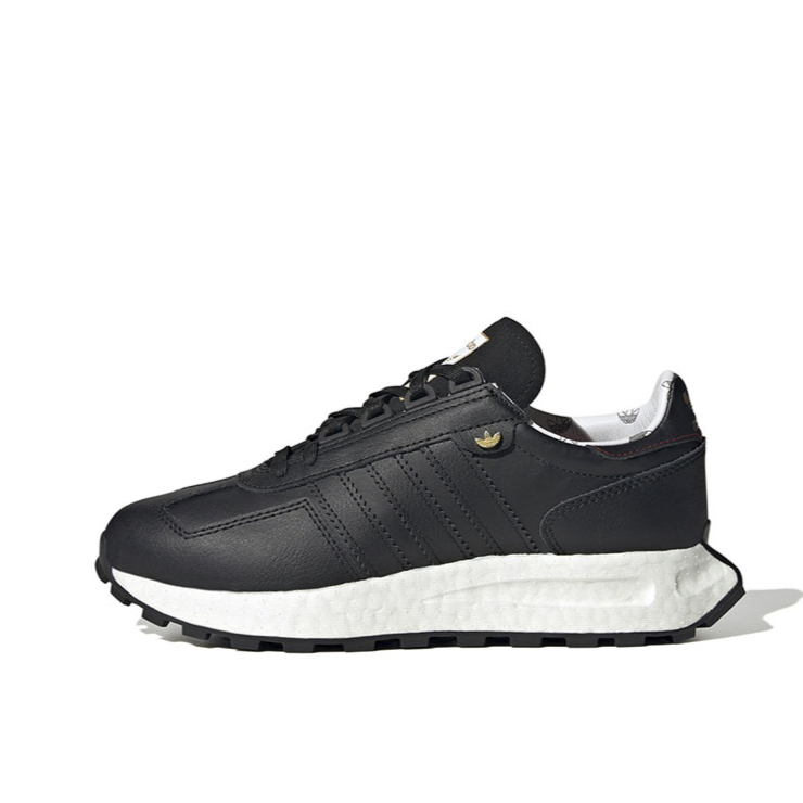 推荐商品：adidas Originals RETROPY E5 跑鞋 缓震透气复古 黑色