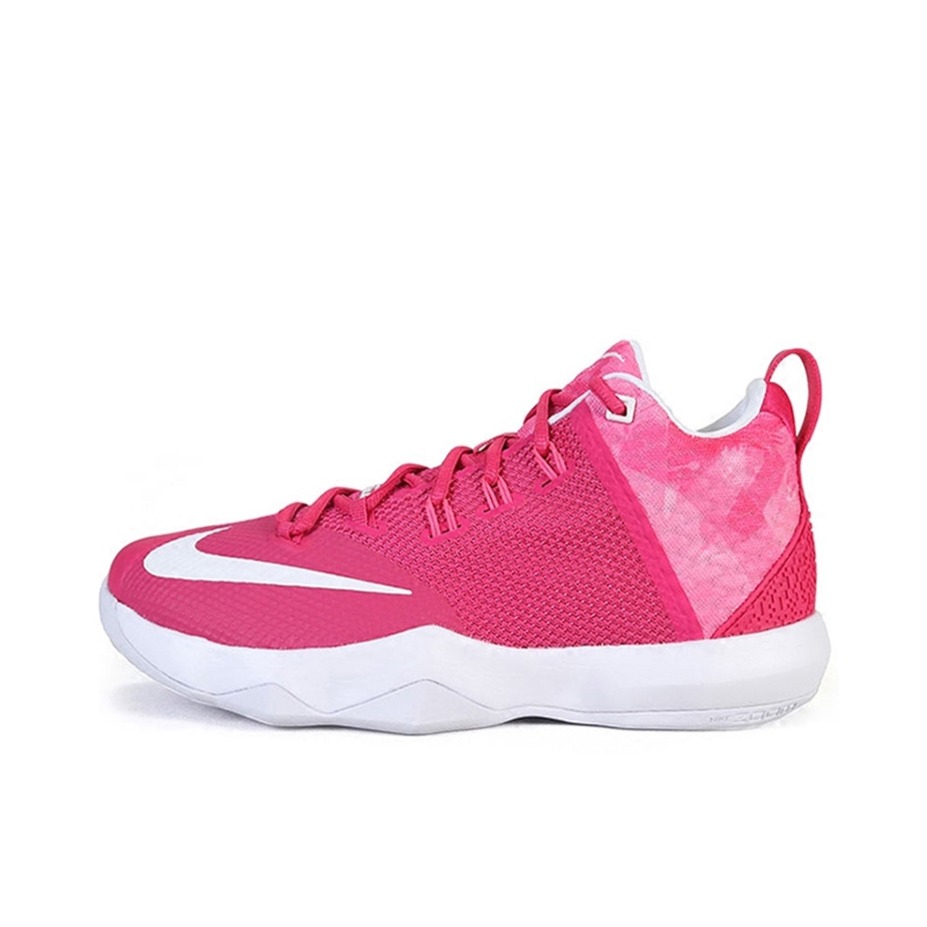 推荐商品：Nike Ambassador 使节 9 舒适透气 防滑耐磨 轻便减震 圆头织物 支撑 实战 合成革 时尚 篮球鞋 Kay Yow Breast Cancer 白粉