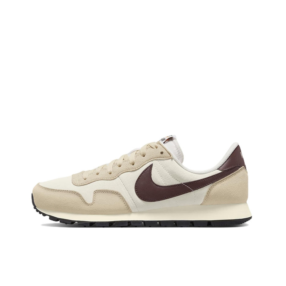 推荐商品：Nike/耐克 Air Pegasus 83 跑鞋 休闲复古防滑耐磨舒适透气缓震轻便运动低帮缓冲系带包裹性 帆白/驼灰/酒红