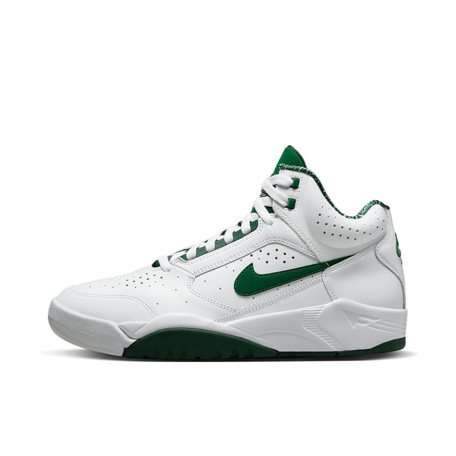 推荐商品：Nike Air Flight Lite 潮流复古 减震透气 舒适轻便 防滑耐磨 时尚休闲 篮球鞋 白色/绿色