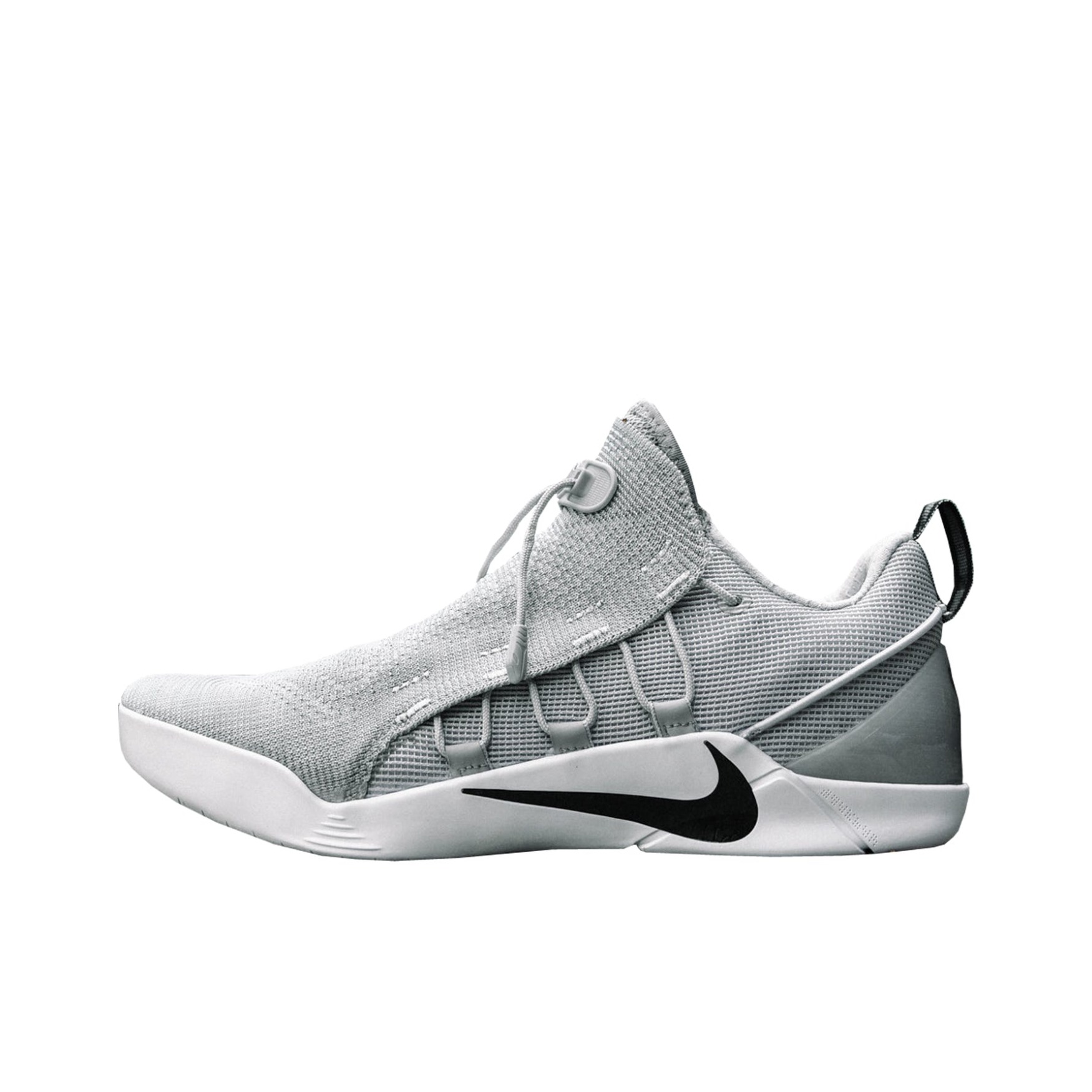 推荐商品：Nike Kobe A.D. NXT 科比 缓震支撑 防滑轻便 实战拼接 圆头 抽绳 篮球鞋 Wolf Grey 酷灰