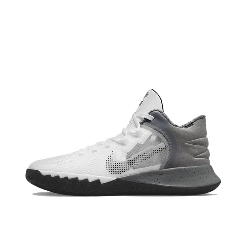 推荐商品：Nike Kyrie Flytrap 5 欧文 减震防滑 耐磨 圆头 实战 篮球鞋 GS/白色/灰色