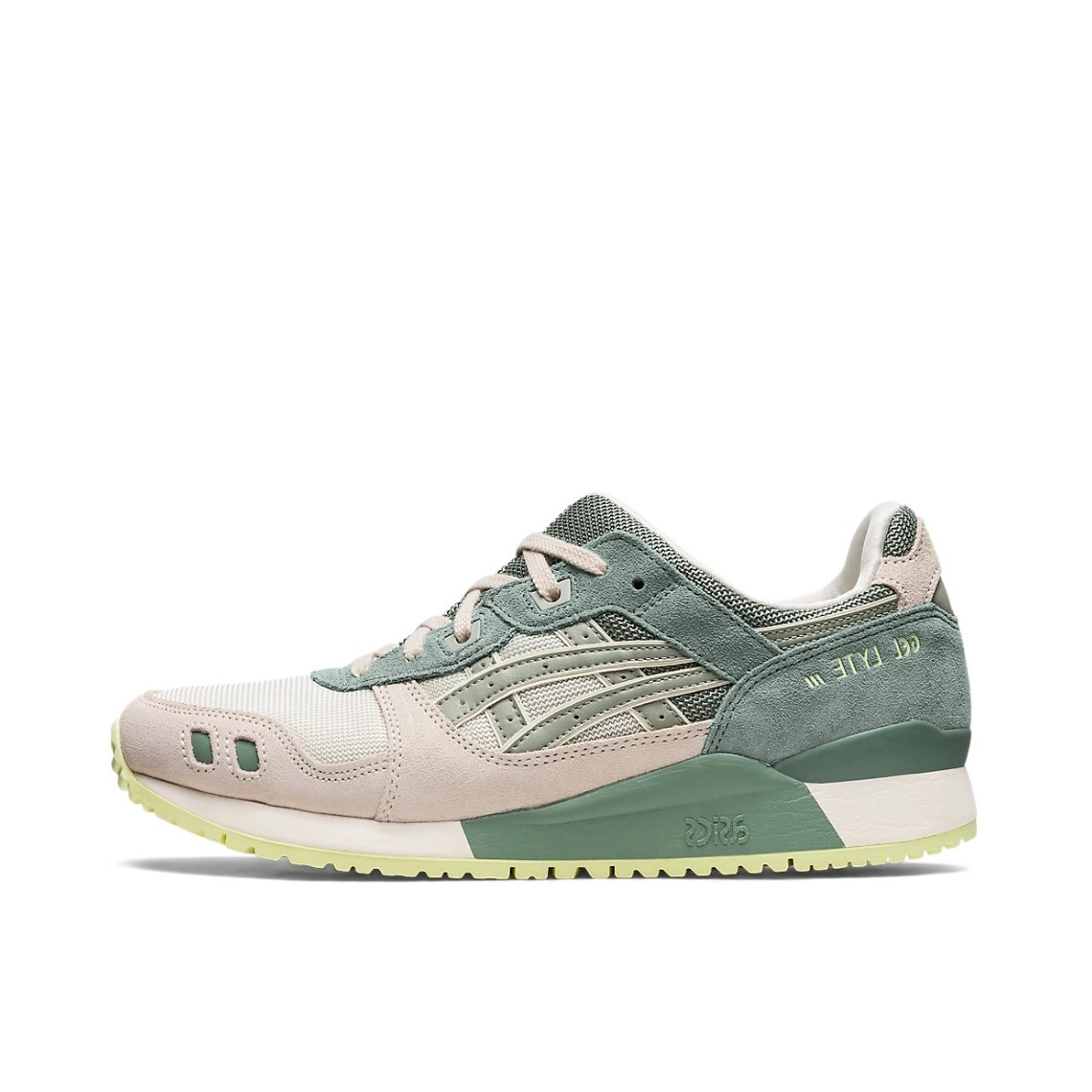 推荐商品：Asics/亚瑟士 Gel-Lyte 3 OG 减震回弹 耐磨防滑 舒适透气 合成革 缓震 复古 低帮 跑鞋 奶油色/灰色/橄榄灰
